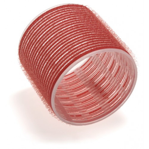 Бигудиины Sibel на липучці червоний 70мм 6шт, фото 1