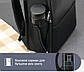 Рюкзак антивор Bopai 61-57911 (751-004501) з USB-портом і відділенням для ноутбука, чорний, 20 л, фото 6