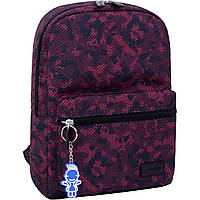 Бордовый женский вместительный рюкзак Bagland mini 8 л. сублимация 466 (00508664)