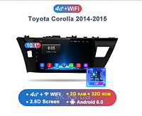 Junsun 4G Android магнитола для Toyota Corolla E180 2014-2015 wifi 2ГБ ОЗУ + 32 + 4G