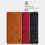 Nillkin Samsung Galaxy A71 Qin leather case Black Чохол Книжка, фото 8