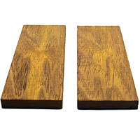 Накладки для рукоятки ножа древесина Мербау 130х42х10мм