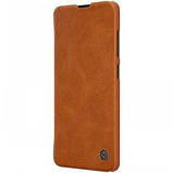 Nillkin Samsung Galaxy A71 Qin leather case Brown Чохол Книжка, фото 4