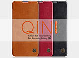 Nillkin Samsung Galaxy A31 Qin leather case Brown Чохол Книжка, фото 7