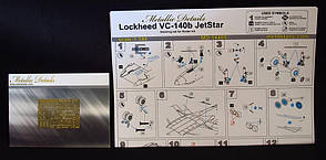 Набір деталірування для моделі літака VC-140B JetStar. 1/144 METALLIC DETAILS MD14409