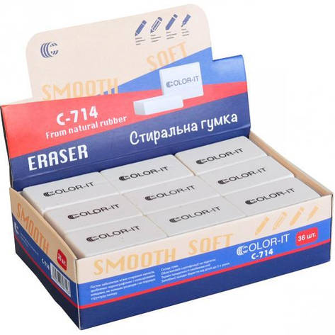 Гумка біла 714, фото 1