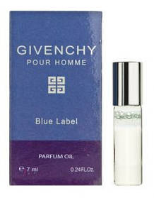 Олійні мініпарфуми Givenchy Blue Label (Живанці Блю Лейбел) 7 мл