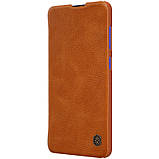 Nillkin Samsung Galaxy A31 Qin leather case Brown Чохол Книжка, фото 4