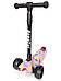 Дитячий складаний самокат Scooter, світні колеса, Авес 7, від 2 років, 8 кольорів, фото 3
