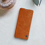 Nillkin Samsung Galaxy A31 Qin leather case Brown Чохол Книжка, фото 5