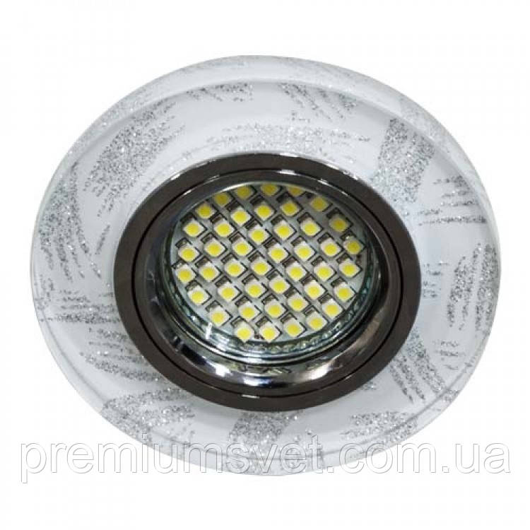 8686-2 MR16 срібло з led-підсвіткою SMD3825
