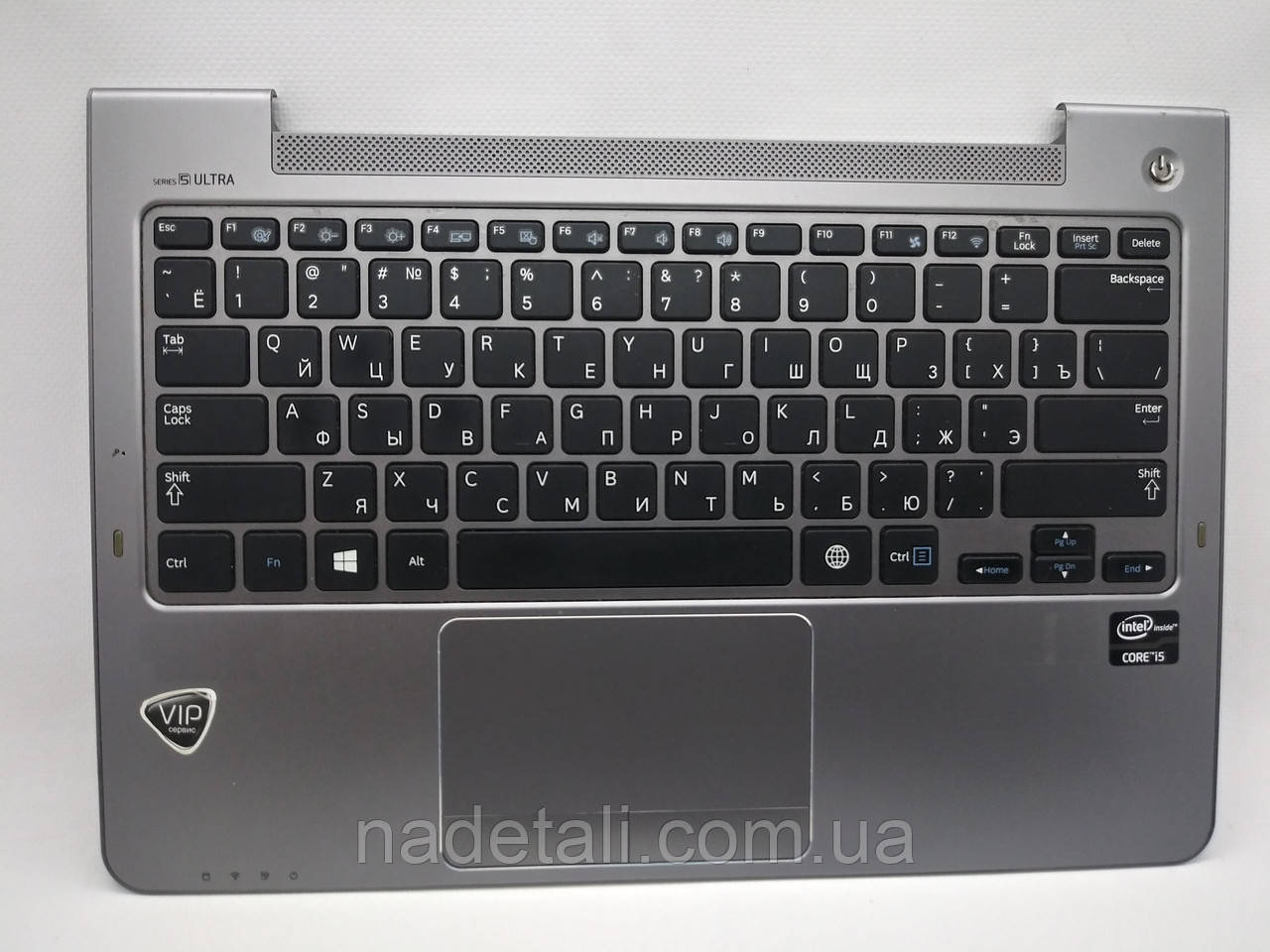 Верхня частина Samsung NP530U3C BA75-04042M з клавіатурою й тачпадом