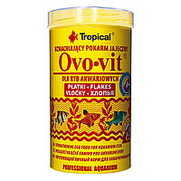 Корм/пластівці Tropical Ovo-vit з жовтком для всіх акваріумних риб 1 л