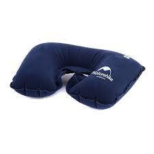 Надувна Naturehike подушка Inflatable Travel Neck Pillow NH15A003-L dark blue