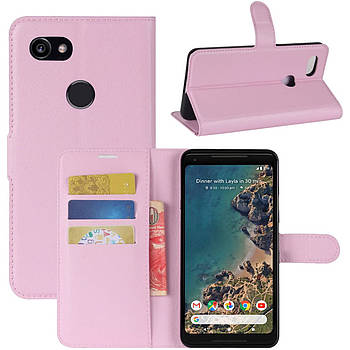 Чохол-книжка Litchie Google Wallet для Pixel 2 XL Pink