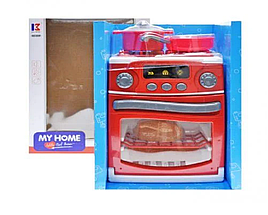 Дитяча духова плита з посудом