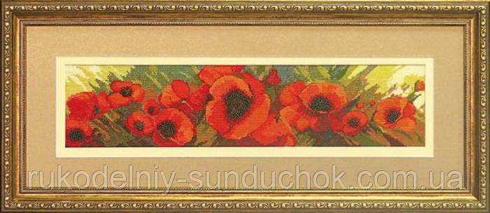 Набір для вишивки хрестиком Чарівна Мить А-107 "Маки", фото 1