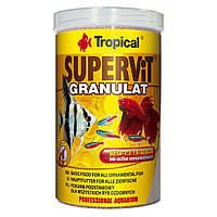 Сухий корм для акваріумних риб Tropical в гранулах Supervit Granulat 1 л