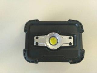 Ліхтар-прожектор переносний акумуляторний 10W з POWERBANK 5000 mAh (вихід USB 5V), IP65, фото 1