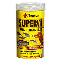Сухий корм для акваріумних риб Tropical в гранулах Supervit Granulat 100 мл