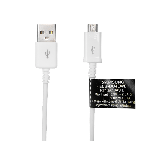 Кабель USB — micro USB 1.5 м білий (2,1А) /OEM, фото 1