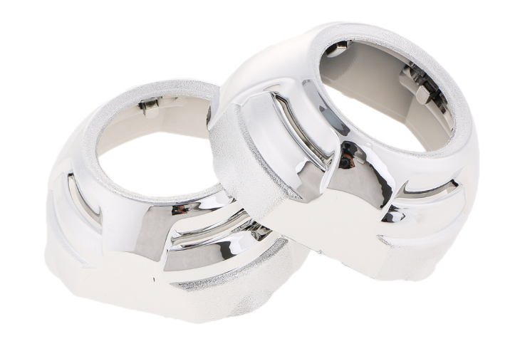 Маски для лінз BSmart Cayenne Flat хром 3.0 дюйми, фото 1