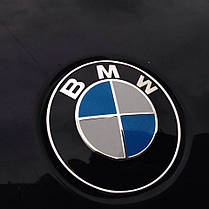 Емблема BMW БМВ 82 мм значок бмв F10, F12, F15, F20, F25, F26, F30, F35, F44, F45, F47 Значок капот, багажник, фото 2