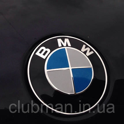 Емблема BMW БМВ 82 мм значок бмв F10, F12, F15, F20, F25, F26, F30, F35, F44, F45, F47 Значок капот, багажник, фото 2