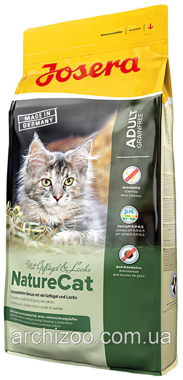 Josera йозера NatureCat натюркет 10 кг корм для кошек с чувствительным пищеварением беззерновой - фото 4 - id-p665732355