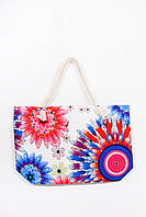 Красивая пляжная сумка с цветами, большого размера