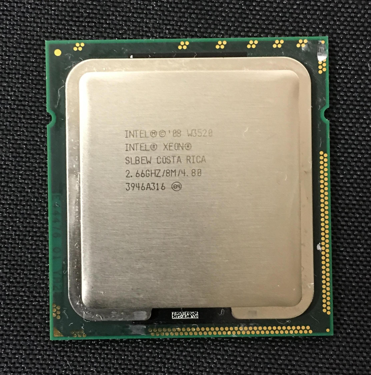 Intel Xeon W3520 CPU SLBEW 2.66GHz/8M/130W Socket 1366 Intel X58 Express