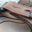 Сандалі чоловічі шкіряні р. 45 світло-коричневі Nike, фото 5