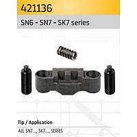 Блок привода суппорта 421136 с ввертышами для Knorr SN6, SN7, SK7