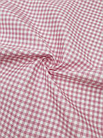 Тефлоновая ткань DUCK - КЛЕТКА (мелкая/ 5*5 мм) розовый/180 см