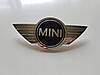 Емблема MINI (Міні) 120 mm (значок, наклейка, логотип на капот, багажник) Сріблясто-Чорна, фото 9