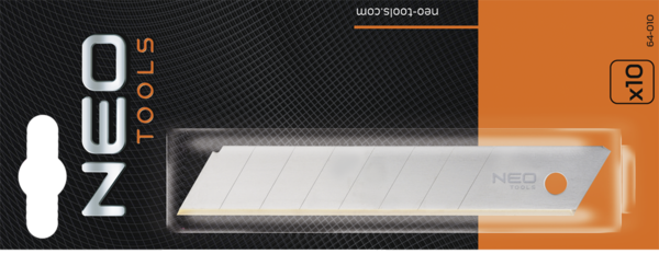 Леза з титановим покриттям отломные змінні 18мм NEO 64-020