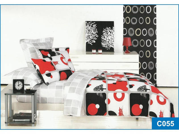 Комплект постільної білизни Leleka-textile сімейний сатин арт.З-055, фото 2