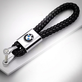 Брелок для ключей кожаный косичка для BMW (БМВ)