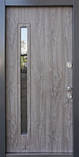 Двері вхідні металеві Пруф Hook Party РІО-P SL винорит дуб сірий 870, фото 3