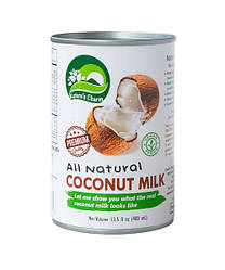 Кокосове молоко без цукру nature's Charm 400 мл