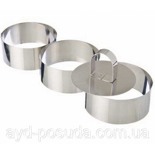 Набір форм для салатів і гарнірів з пресом "Коло 8 см" арт. 850-130, фото 1