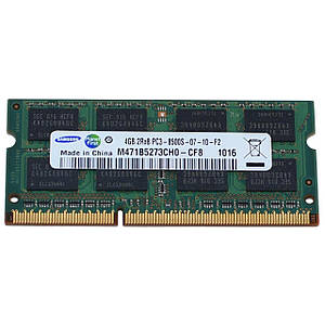 Оперативна пам'ять для ноутбука Sodimm DDR3 4GB 1066mhz PC3-8500 (Hynix, Samsung, Kingston...) б/в