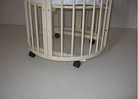 Дитяче ліжечко-трансформер з двома матрасиками, фото 5