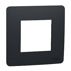 Рамка 1-пост антрацит New Unica Studio