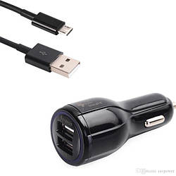 Автомобільні зарядні пристрої для телефонів з роз'ємом microUSB
