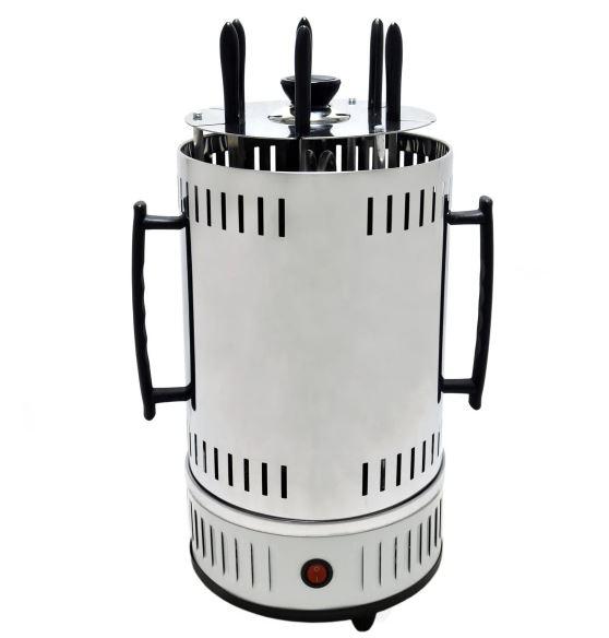 Электрошашлычница Domotec BBQ MS-7782, нержавіюча сталь, фото 1