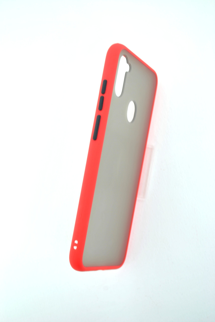 Чохол для телефону Realme 5 / 5i / 5S / 6i / C3 Silicone Gingle Matte red / black