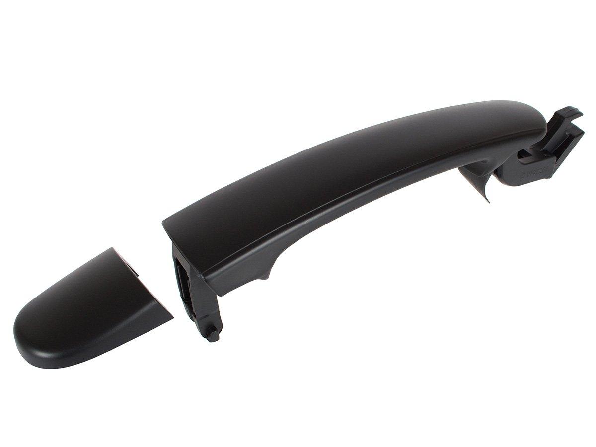 Audi TT 98-06 зовнішня ручка чорна без отвору передня права