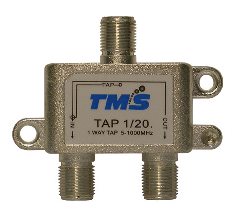 Ответвитель абонентский TAP 1/20 TMS (один выход -20дБ, проходной выход) - фото 1 - id-p162272834
