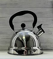 Чайник со свистком 2,7 л черный Con Brio СВ-411